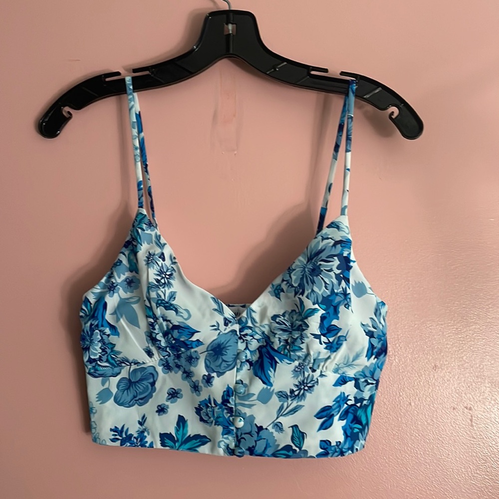 Floral crop top